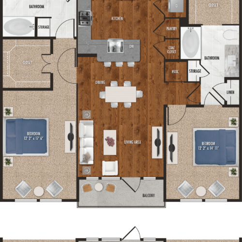 two bedroom Houston apartments
