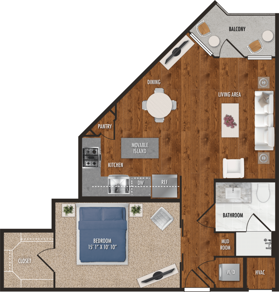 Houston One Bedroom Luxury Apartment