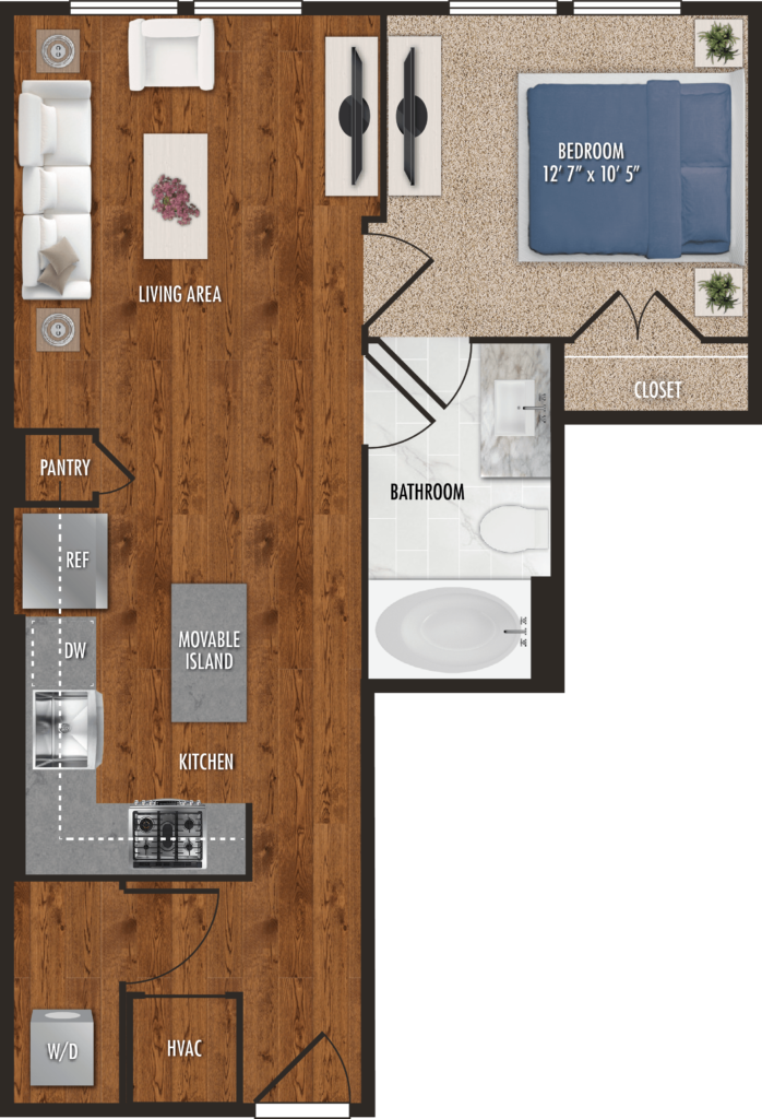 One Bedroom Houston Apartments