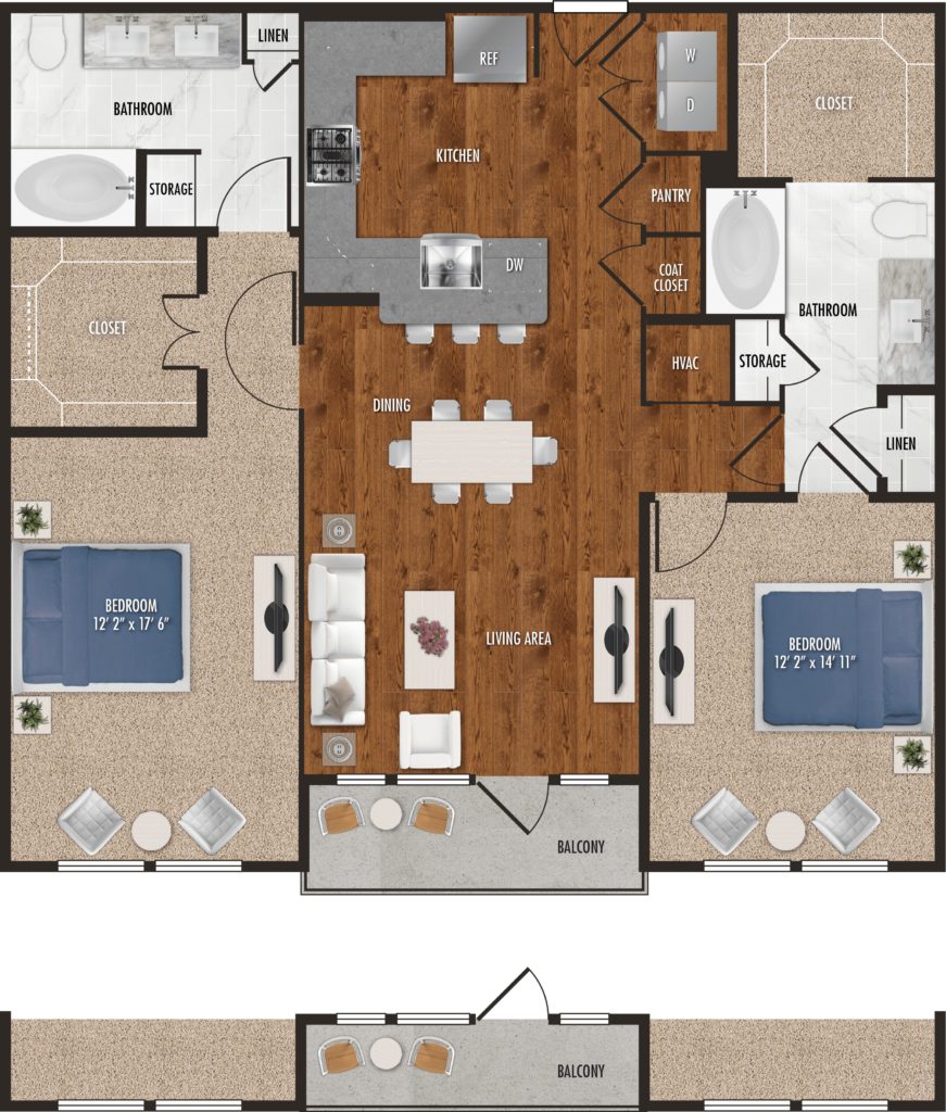 Plan Your Two-Bedroom Getaway
